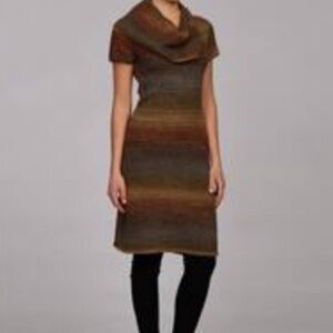 Ronni Nicole Stripe Sweater Sheath Dress Knot Knee Length Women’s size Medium